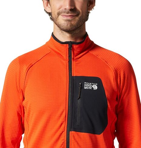 Mountain Hardwear Men's Polartec Power Grid Half Zip Jacket | Stylish and Warm Jacket for All Outdoor Adventures in Saudi Arabia