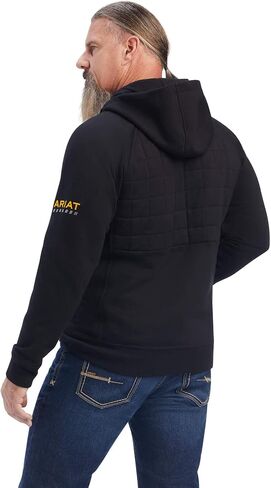 ARIAT Men's Rebar Regulator Full Zip Hoodie in Saudi Arabia