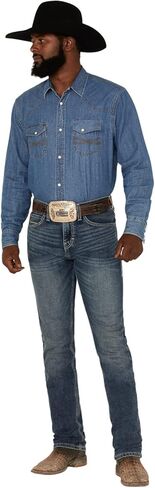 بنطال جينز ARIAT M8 Modern Judson ذو الساق النحيفة للرجال in Kuwait