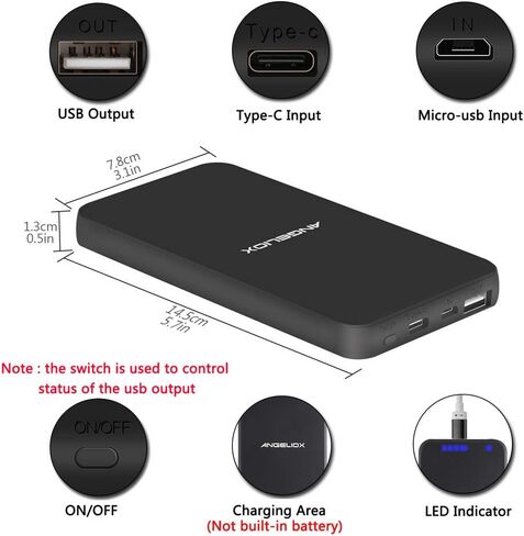 مجموعة شاحن لاسلكي لهاتف iPhone 7 Plus/6 Plus/6s Plus (فقط للحجم الكبير)، مع لوحة شحن لاسلكية وحقيبة شحن لاسلكية 5.5 بوصة (بدون بطارية)، شاحن لاسلكي سريع لهاتف iPhone Xs Max/XS/X/8 Plus in Kuwait