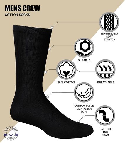 300 Pairs of Mens & Womens Cotton Crew Socks for Homeless Shelter Donations, Cheap, Wholesale Bulk, Case Pack in Saudi Arabia