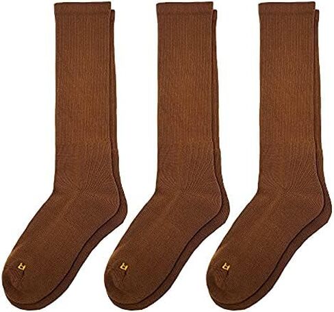 Socks For Heroes Coyote Brown Moisture Wicking, Breathable Over The Calf Foot Socks | Quick Dry Boot Socks | Made in USA in Saudi Arabia