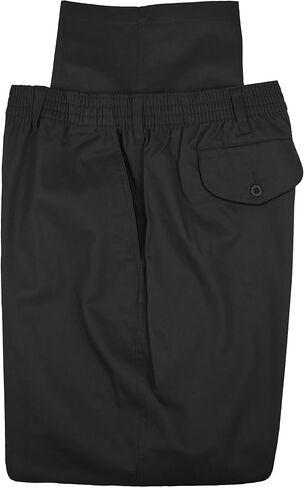 Falcon Bay Big & Tall Men's Casual Twill Pants Full Elastic Waist in Saudi Arabia