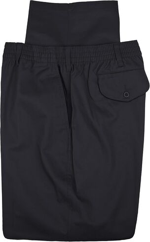 Falcon Bay Big & Tall Men's Casual Twill Pants Full Elastic Waist in Saudi Arabia