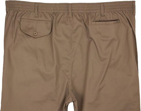 Falcon Bay Big & Tall Men's Casual Twill Pants Full Elastic Waist in Saudi Arabia