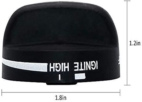 8273103 مقبض موقد غاز سطح الموقد من Primeswift مناسب لنطاقات Wh-IRL-po-ol يستبدل WP8273104 8273112 8273284 EAP393679- 4PK in Kuwait