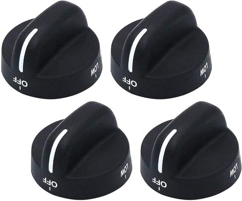 8273103 مقبض موقد غاز سطح الموقد من Primeswift مناسب لنطاقات Wh-IRL-po-ol يستبدل WP8273104 8273112 8273284 EAP393679- 4PK in Kuwait