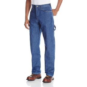 Bulwark Men's Flame Resistant 14.75 Ounce Pre-Washed Denim Dungaree