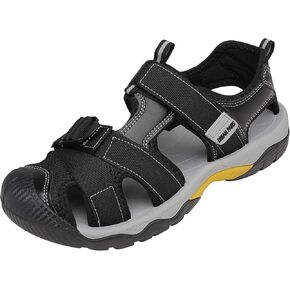 DREAM PAIRS Men’s Sport Outdoor Hiking Sandals Closed Toe Athletic Adventure Beach Fisherman Water Sandals