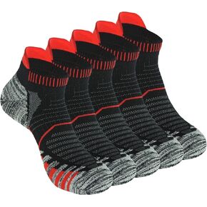 Bauvale Men's and Women's Anti Blister Odor Control Cushioned Ankle Low Cut Sneaker Running and Cycling Socks in Saudi Arabia