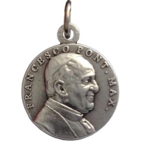 POPE FRANCIS MEDAL - CATHOLIC SAINTS MEDALS - 100% MADE IN ITALY (Pope Francis) in Saudi Arabia