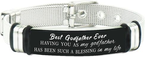 MOQIYXL Godfather Proposal Gifts for Men, Best Godfather Ever Bracelet, Will You Be My Godfather in Saudi Arabia