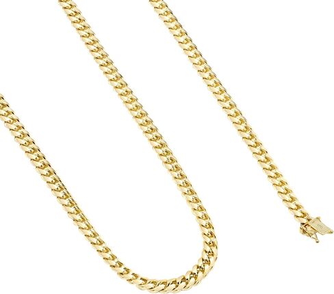 Nuragold 14k Yellow Gold 6mm Solid Miami Cuban Link Chain Bracelet, Mens Jewelry Box Clasp 7" 7.5" 8" 8.5" 9" in Saudi Arabia
