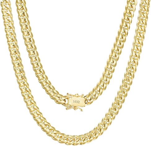 Nuragold 14k Yellow Gold 6mm Solid Miami Cuban Link Chain Bracelet, Mens Jewelry Box Clasp 7" 7.5" 8" 8.5" 9" in Saudi Arabia