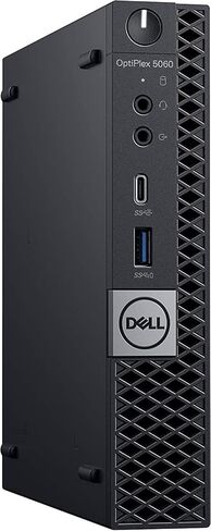 Dell OptiPlex 5060 Micro Intel Core i5-8500T 2.1GHz, 32GB RAM, 512GB SSD, Windows 11 Pro 64bit 24" LCD (Renewed) in Saudi Arabia
