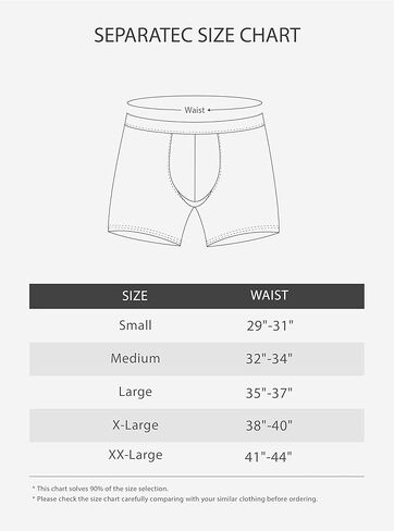 Separatec Men's Dual Pouch Underwear Moisture Wicking 8" Active Performance Boxer Briefs 2-3 Pack in Saudi Arabia