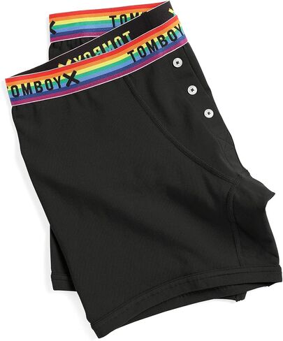 TomboyX 6" Boy Short Boxer Briefs with Fly, Ultra-Soft Underwear, All Day Comfort (XS to 4X) in Kuwait