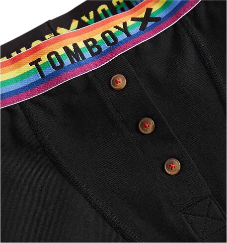 TomboyX 6" Boy Short Boxer Briefs with Fly, Ultra-Soft Underwear, All Day Comfort (XS to 4X) in Kuwait