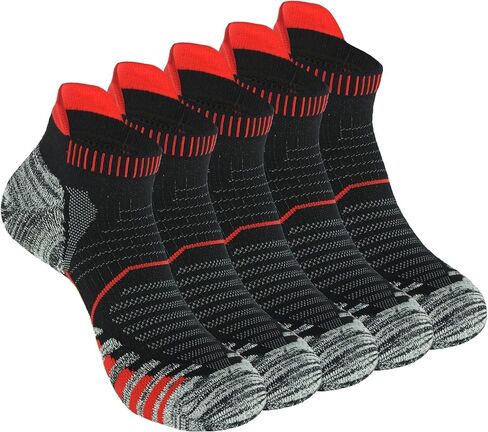 Bauvale Men's and Women's Anti Blister Odor Control Cushioned Ankle Low Cut Sneaker Running and Cycling Socks in Kuwait