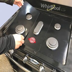 Stove Protector Liners Compatible with Whirlpool Stoves, Whirlpool Gas Ranges - Customized - Easy Cleaning Liners for Whirlpool Compatible Model WFG525S0JZ0 in Saudi Arabia