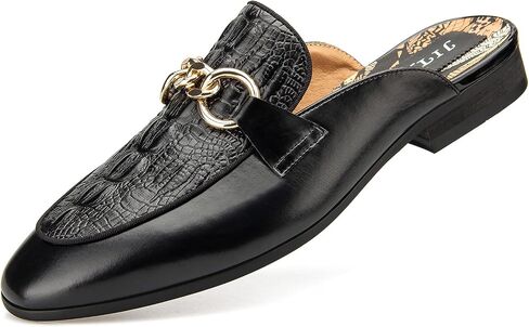 JITAI Mens Mules Mens Slippers Slip-On Loafers Casual Half Loafers Shoes Mens Backless Sandals in Saudi Arabia