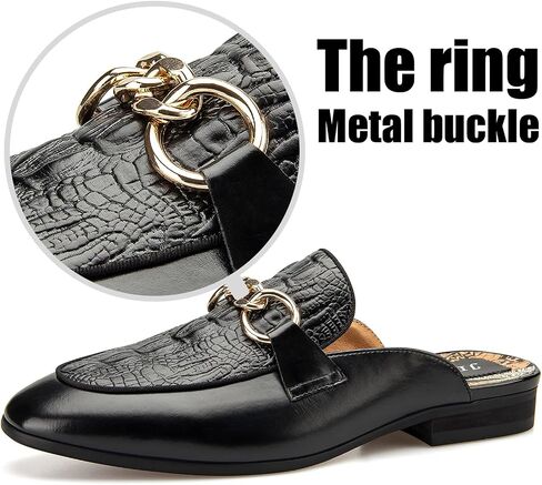 JITAI Mens Mules Mens Slippers Slip-On Loafers Casual Half Loafers Shoes Mens Backless Sandals in Saudi Arabia