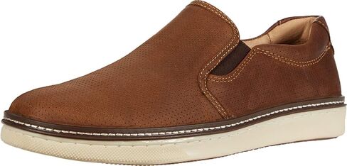 Johnston & Murphy Men's McGuffey Slip-On Tan Perfed Oiled Leather 10.5 M US in Saudi Arabia