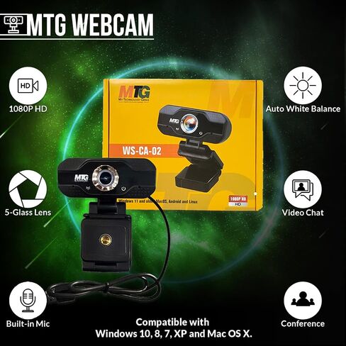Gaming Desktop PC, Intel i5 6th, TechMagnet Galaxy, 16GB RAM, 1TB SSD | 2TB HDD, MTG New Dual 24 Inch Monitor, RGB Keyboard Mouse, GT 1030, Speaker, Webcam, Win 10 Pro (Renewed) in Kuwait