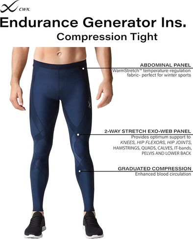جوارب ضغط حرارية من سي دبليو-إكس للرجال عازل انديورانس مولد عازل in Kuwait