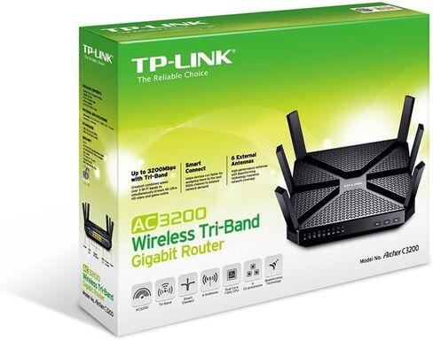 TP-Link AC3200 Wireless Wi-Fi Tri-Band Gigabit Router (Archer C3200) (Renewed) in Saudi Arabia