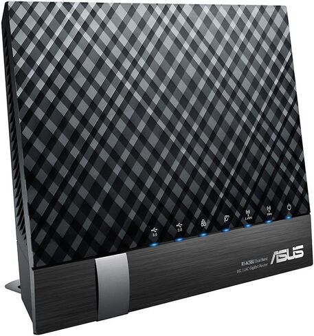 ASUS dual-band لراوتر لاسلكي (rt-ac56u), Black in Kuwait
