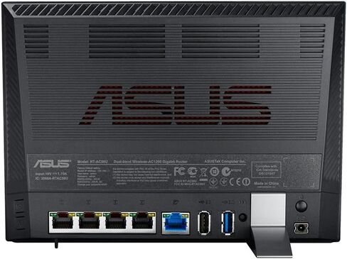 ASUS dual-band لراوتر لاسلكي (rt-ac56u), Black in Kuwait