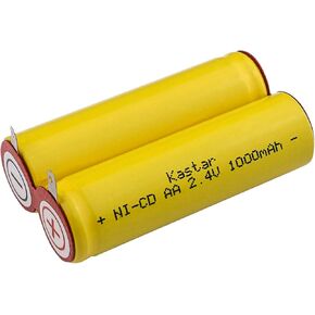 Kastar Ni-CD 2.4V 1000mAh Shaver Battery Pack Replacement for Most Norelco Philishave Remington Ronson Schic Shaver Razor Water Flosser in Saudi Arabia
