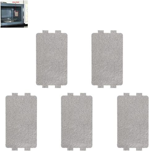 2 Pcs Waveguide Covers, Universal Mica Sheets for Microwave Oven 108mmx99mm | Mica Sheets, Universal waveguide covers, Cut-to-size, in Saudi Arabia