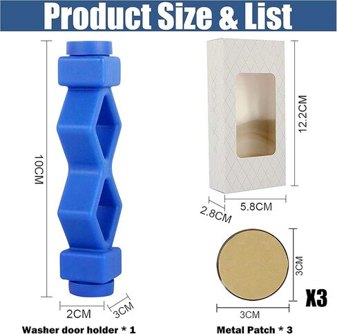 Washer Door Prop, Magoog Front Load Washer Door Prop, Keep Front Load Washer Door Open and Dry to Prevent Damping, Washer Door Holder for Front Load Washing Machines, Black in Kuwait