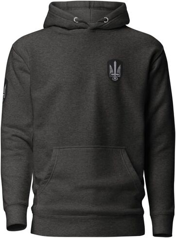 I’m Ukrainian President Zelensky - Patch Sword Trident Shoulder Tryzub Chest - Coat Of Arms Of Ukraine Unisex Hoodie in Kuwait