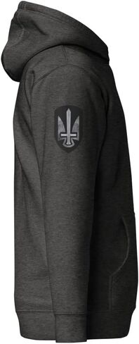 I’m Ukrainian President Zelensky - Patch Sword Trident Shoulder Tryzub Chest - Coat Of Arms Of Ukraine Unisex Hoodie in Kuwait