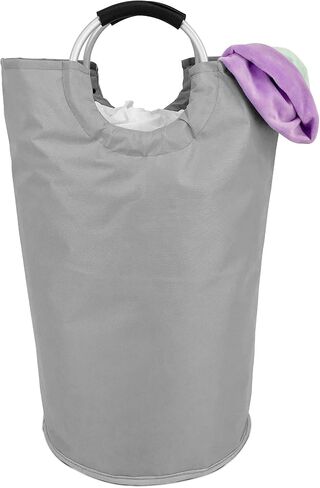 Handy Laundry Collapsible Fabric Laundry Hamper, Black, Durable, Foldable, Large Capacity, Waterproof in Saudi Arabia