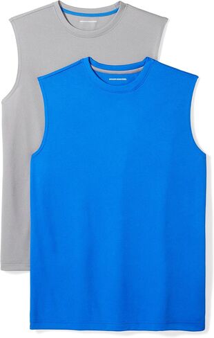 Amazon Essentials Men's Standard Performance Muscle T-Shirts, Pack of 2 in Saudi Arabia