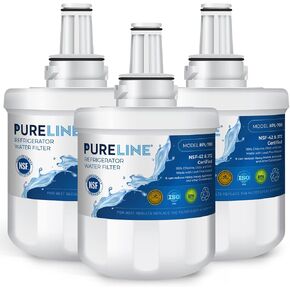 Pureline DA29-00003G Water Filter Samsung Replacement for DA29-00003G, Aqua-Pure Plus, RSG257AARS, DA29-00003F DA29-00003B, DA29-00003A, HAFCU1, RF267AERS, RS22HDHPNSR, HDX-FMS-1. (3 Pack) in Saudi Arabia