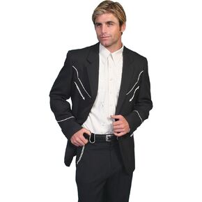 Scully Men's Retro Western Jacket - P-656Blk in Kuwait