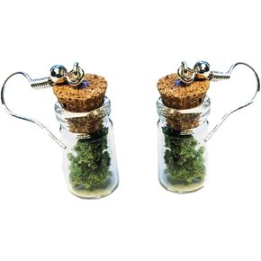 Cannabis Earrings, Weed Earrings, 420, Best Gag Gift, Fake Marijuana Earrings, Fake Cannabis, Fun Earrings, Concert Festival Earrings