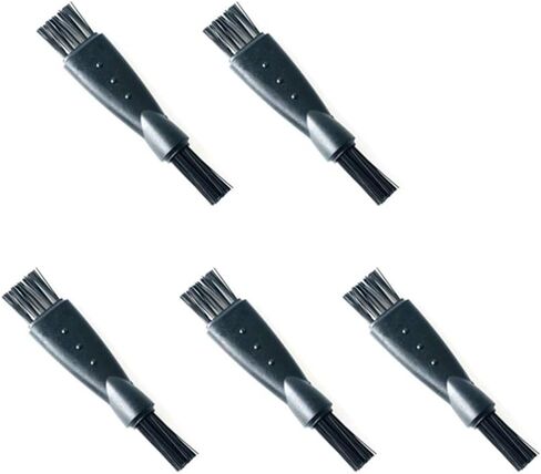 5 Pieces General Shaver Cleaning Brushes Replacement Double Ended Electric Shaver Razor Cleaning Brushes Black in Saudi Arabia