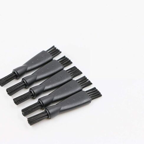 5 Pieces General Shaver Cleaning Brushes Replacement Double Ended Electric Shaver Razor Cleaning Brushes Black in Saudi Arabia