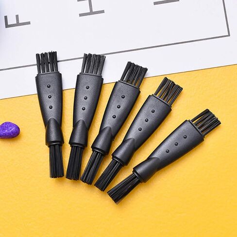5 Pieces General Shaver Cleaning Brushes Replacement Double Ended Electric Shaver Razor Cleaning Brushes Black in Saudi Arabia