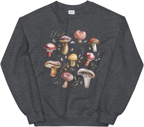 Cute Mushroom Plus Size 3XL 4XL 5XL Women Men Unisex Sweatshirt in Kuwait
