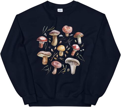 Cute Mushroom Plus Size 3XL 4XL 5XL Women Men Unisex Sweatshirt in Kuwait