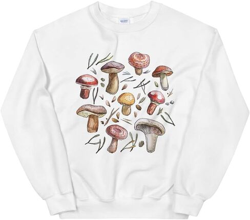 Cute Mushroom Plus Size 3XL 4XL 5XL Women Men Unisex Sweatshirt in Kuwait