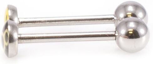 BodyJewelryOnline Package of Two Tongue Barbell, Tongue Ring with Unique Designed Ball 14Ga in Saudi Arabia