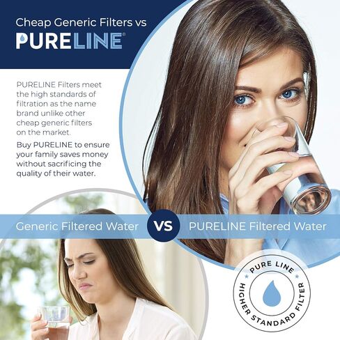 Pureline DA29-00003G Water Filter Samsung Replacement for DA29-00003G, Aqua-Pure Plus, RSG257AARS, DA29-00003F DA29-00003B, DA29-00003A, HAFCU1, RF267AERS, RS22HDHPNSR, HDX-FMS-1. (3 Pack) in Saudi Arabia